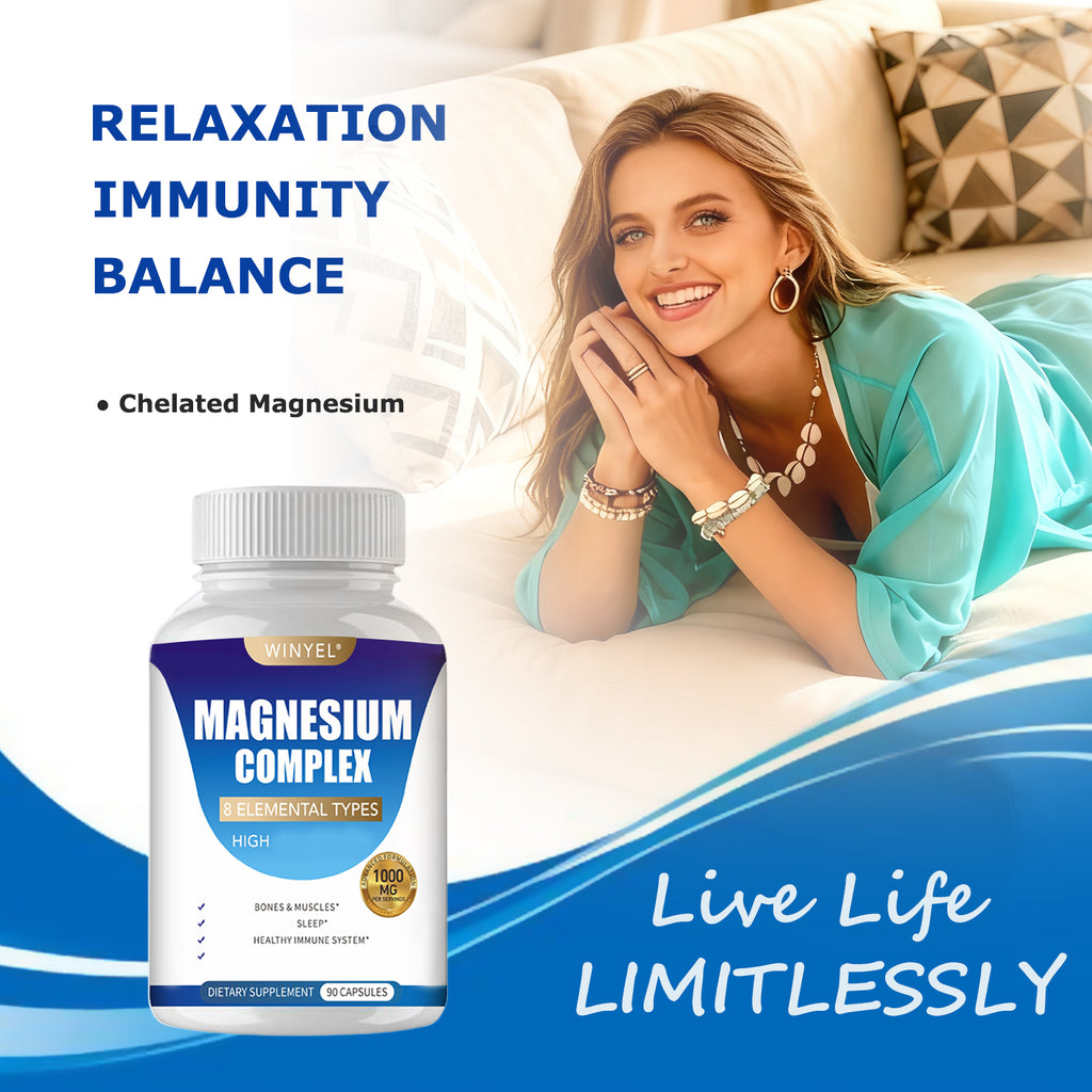 Magnesium Complex™– 8 Elemental Sources for Total Body Support (90 Count)