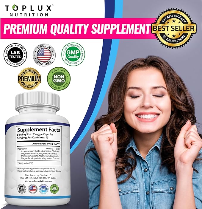 Magnesium Complex™– 8 Elemental Sources for Total Body Support (90 Count)